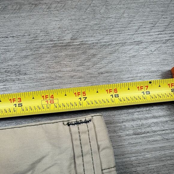 Vintage Y2K Sonoma Baggy Wide-Leg Light Brown Canvas Pants 36x30 Zip Off - Picture 7 of 8